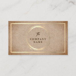 ヴィンテージのクラフトによって印刷される社会的な名刺 名刺