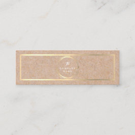 ヴィンテージのクラフトによって印刷される社会的な小型名刺 スキニー名刺