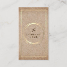 ヴィンテージのクラフトのプリントの社会的な縦の名刺