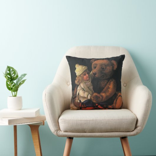 ヴィンテージのクリスマスおもちゃ、人形とテディベア クッション (椅子)