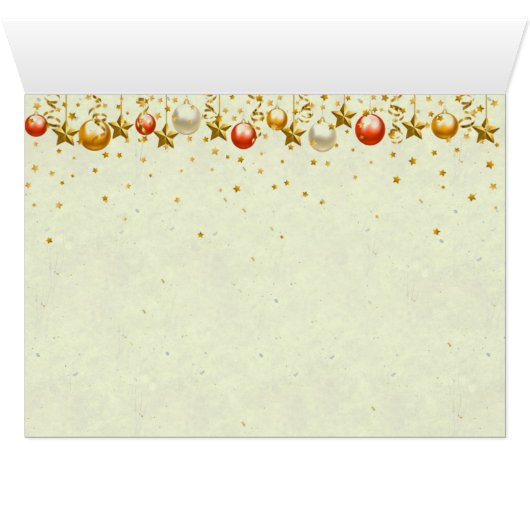 ヴィンテージのクリスマスのオーナメント (内部横(下))