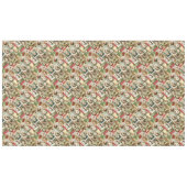 ヴィンテージのクリスマスのコラージュ テーブルクロス (正面(横))