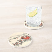 ヴィンテージのクリスマスのコースター コースター (側面)