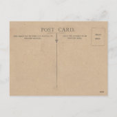 ヴィンテージのクリスマスのサンタのイラストレーション1909年 シーズンポストカード (裏面)