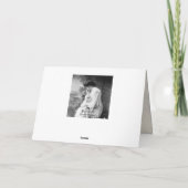 ヴィンテージのクリスマスのヒイラギおよび鐘 シーズンカード (裏面)