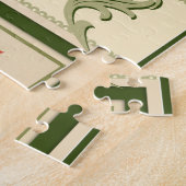 ヴィンテージのクリスマスの出生場面 ジグソーパズル (側面)