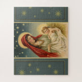 ヴィンテージのクリスマスの出生場面 ジグソーパズル (縦)