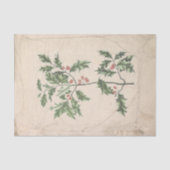 ヴィンテージのクリスマスの切り離しにしわを熟成 薄葉紙 (正面)