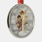 ヴィンテージのクリスマスの天使のオーナメント メタルオーナメント (右)