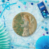 ヴィンテージのクリスマスの天使 ペーパープレート (パーティー)