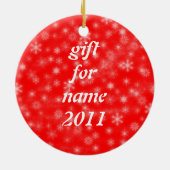 ヴィンテージのクリスマスの小妖精や小人のオーナメント セラミックオーナメント (裏面)