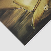 ヴィンテージのクリスマスの小妖精や小人の読書 薄葉紙 (詳細)