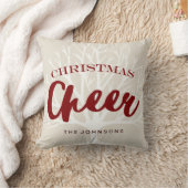 ヴィンテージのクリスマスの応援の原稿の休日 クッション (ブランケット)