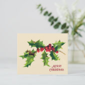 ヴィンテージのクリスマスの挨拶 (スタンド正面)