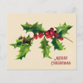 ヴィンテージのクリスマスの挨拶 (正面)