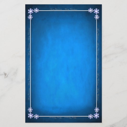 ヴィンテージのクリスマスの文房具 便箋 (正面)