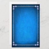 ヴィンテージのクリスマスの文房具 便箋 (正面/裏面)