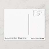 ヴィンテージのクリスマスの郵便はがき シーズンポストカード (裏面)