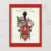 ヴィンテージのクリスマスの郵便はがき シーズンポストカード (正面)