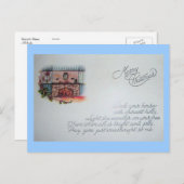 ヴィンテージのクリスマスの郵便はがき シーズンポストカード (正面/裏面)