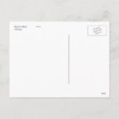 ヴィンテージのクリスマスの郵便はがき シーズンポストカード (裏面)