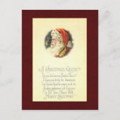 ヴィンテージのクリスマスの郵便はがき シーズンポストカード