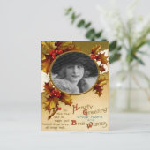 ヴィンテージのクリスマスの郵便はがき シーズンポストカード (スタンド正面)