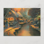 ヴィンテージのクリスマスの郵便はがき シーズンポストカード (正面)