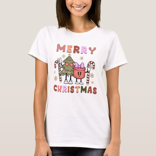ヴィンテージのクリスマスアニメ Tシャツ (正面)