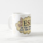 ヴィンテージのクリスマスイエス・キリストは理由のコーヒーカップです コーヒーマグカップ (正面左)