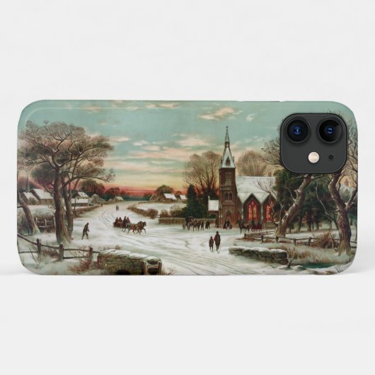 ヴィンテージのクリスマスイブ2 Case-Mate iPhoneケース (裏面(横))