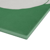 ヴィンテージのクリスマスイブ、レトロなサンタクロースのソリ カッティングボード (角)