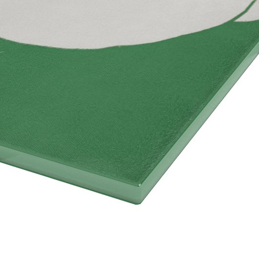 ヴィンテージのクリスマスイブ、レトロなサンタクロースのソリ カッティングボード (角)