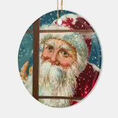 ヴィンテージのクリスマスオーナメント セラミックオーナメント (左)