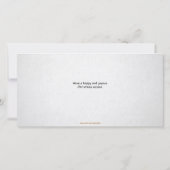 ヴィンテージのクリスマスカードのバッタ カード (裏面)