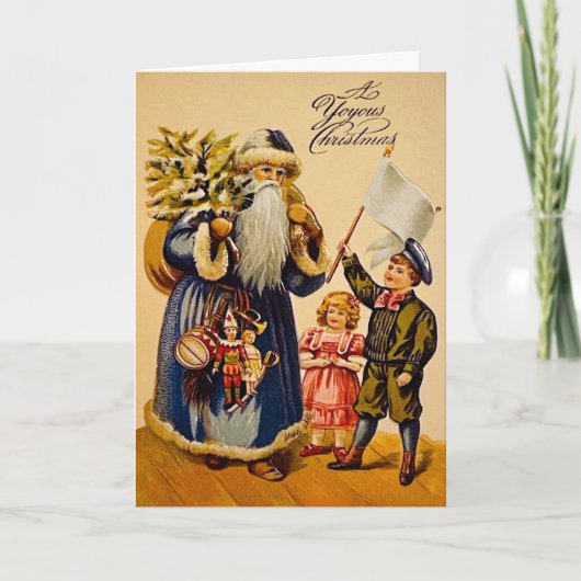 ヴィンテージのクリスマスカード シーズンカード (正面)