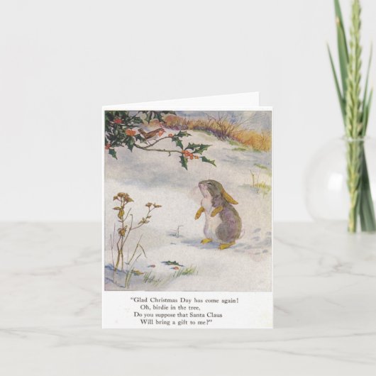 ヴィンテージのクリスマスカード シーズンカード (正面)