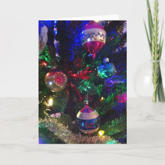 ヴィンテージのクリスマスカード シーズンカード (正面)