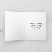 ヴィンテージのクリスマスカード#3 シーズンカード (内部)