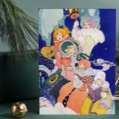 ヴィンテージのクリスマスソング シーズンカード