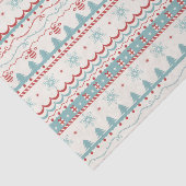 ヴィンテージのクリスマスパターン 薄葉紙 (詳細)