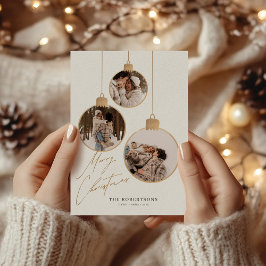 ヴィンテージのクリスマスボードコラージュの写真 シーズンカード