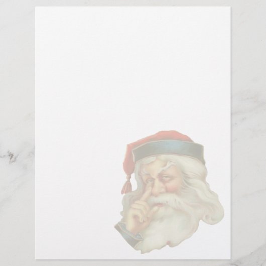 ヴィンテージのクリスマスレターヘッド文房具 (正面)