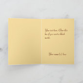 ヴィンテージのクリスマス及び休日のエッチング シーズンカード (内部)