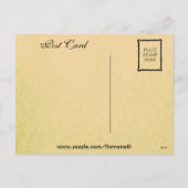 ヴィンテージのクリスマス鐘およびヒイラギの郵便はがきの挨拶 シーズンポストカード (裏面)