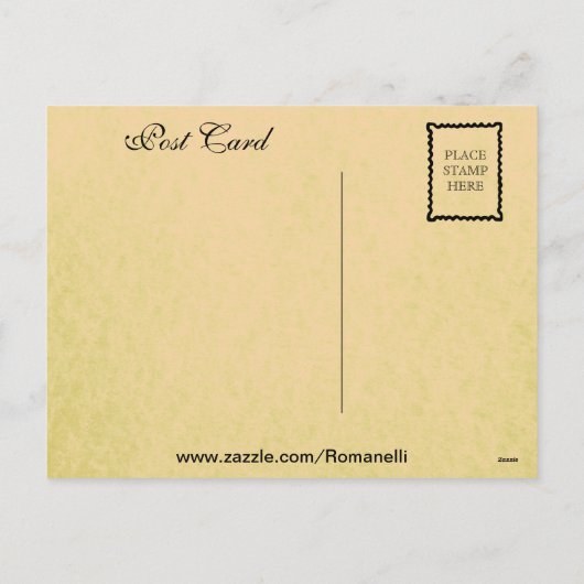 ヴィンテージのクリスマス鐘およびヒイラギの郵便はがきの挨拶 シーズンポストカード (裏面)