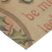 ヴィンテージのクリスマス音楽シートの休日 テーブルクロス (アングル)