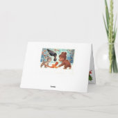 ヴィンテージのクリスマス、アイスホッケーのAのゲーム シーズンカード (裏面)