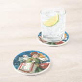 ヴィンテージのクリスマス コースター (側面)