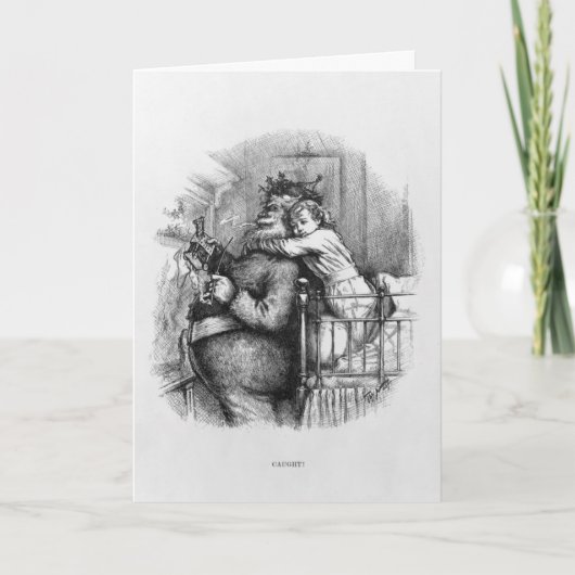 ヴィンテージのクリスマス シーズンカード (正面)